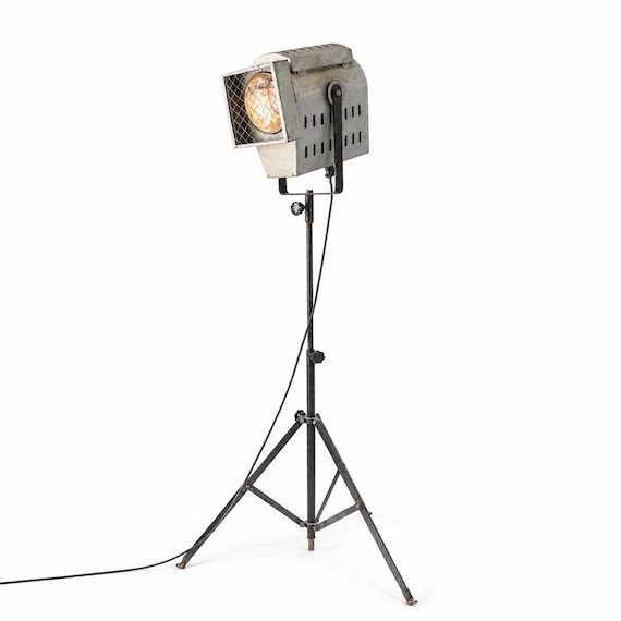 Vintage Theatre Spotlight on Original Stand 1978, Bulgarian Stage Light