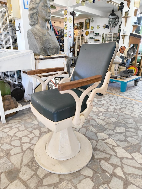 Vintage Bulgarian Barber Chair 1960s