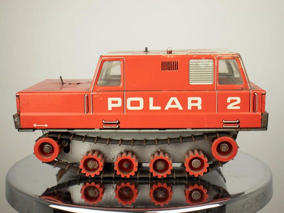 Vintage Tin Toy – POLAR 2 Snow Vehicle