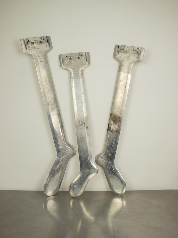 Vintage Hungarian Aluminium Sock Molds (Set of 3)