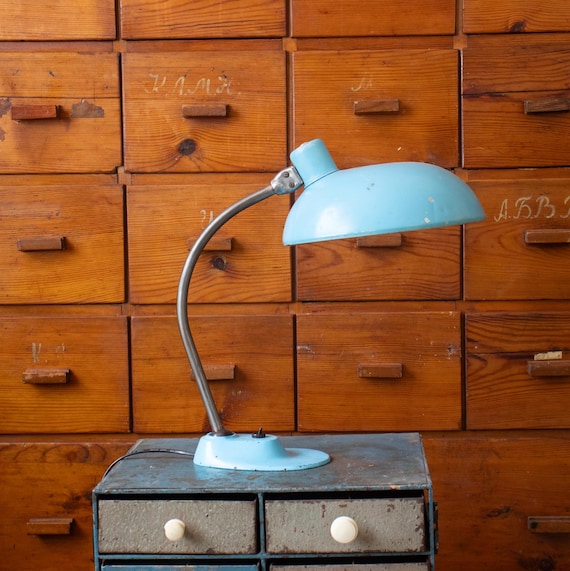 Vintage Hungarian Table Lamp, 1960s Bauhouse Desk Lamp