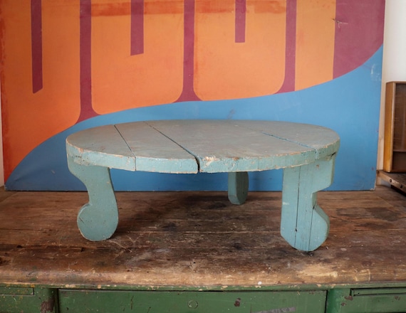 Vintage Wooden Floor Table
