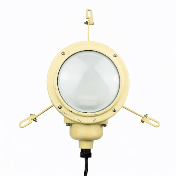 Vintage Soviet Marine Bulkhead Lamp