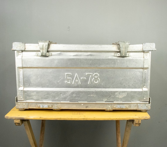 Vintage 1979 Stainless Steel Bread Box Made in Yugoslavia