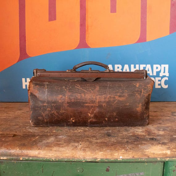 Vintage Leather Medicine Bag