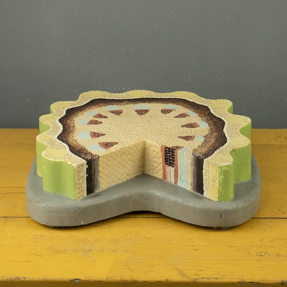Vintage Botanical Plaster Model Stem