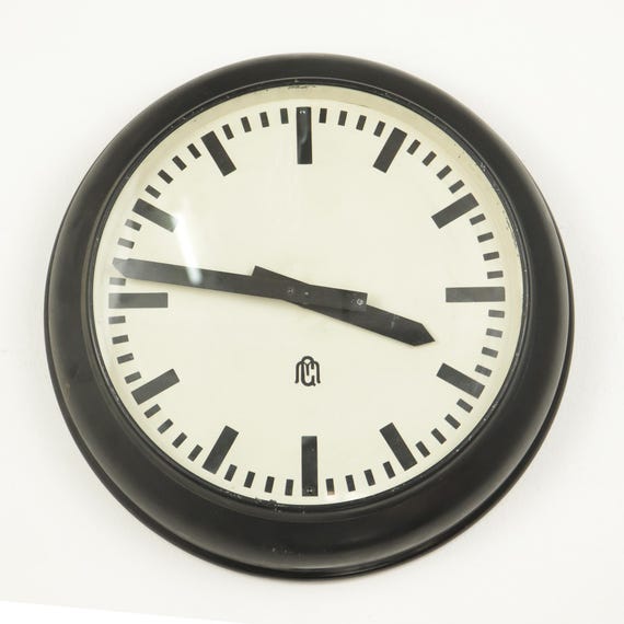 Rare Industrial Wall Clock GW