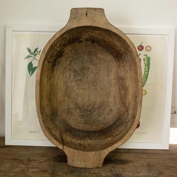 Large Vintage Hungarian Dough Bowl