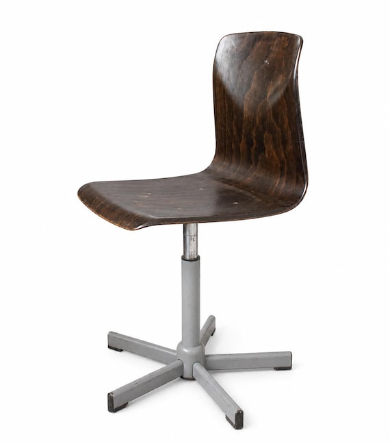 Vintage 1960s Galvanitez Industrial Chair West Germany