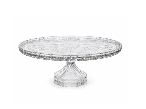 Vintage Crystal Pedestal Cake Stand