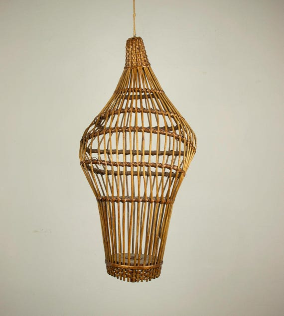 Vintage Rattan Mannequin Form