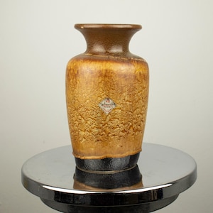 West German Fat Lava Vase by Scheurich – Model 202-24, 1970s