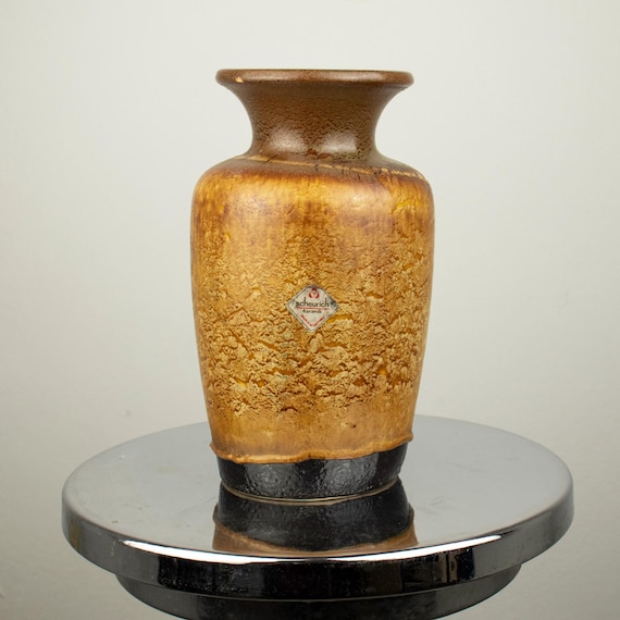 Vintage Fat Lava Scheurich West German Vase 202-24