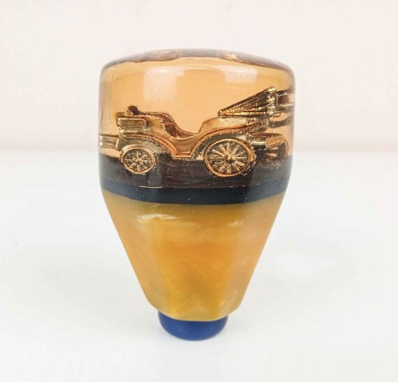 Vintage USSR Shift Knob, Plexiglass Vintage Car Shifter Knob, Car Stick Knob