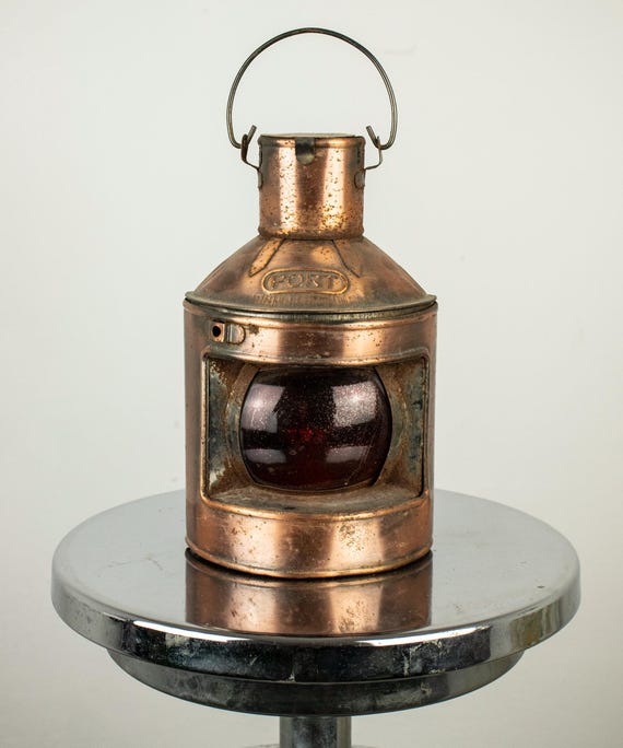 Small English Marine  Oil Lamp