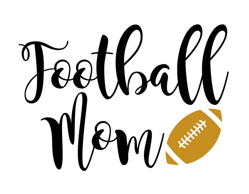 Football Mom Svg Football Eps Football Shirt Dxf Png  Etsy