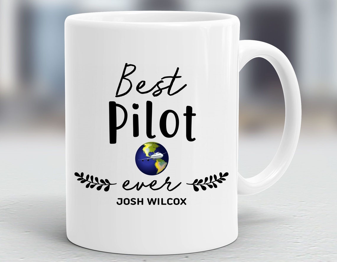 Personalized Pilot Mug Pilot Gift Gift Ideas for Pilot Etsy