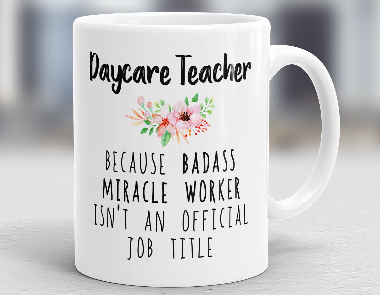 Daycare Teacher Mug Gift For Daycare Teacher Preschool Etsy