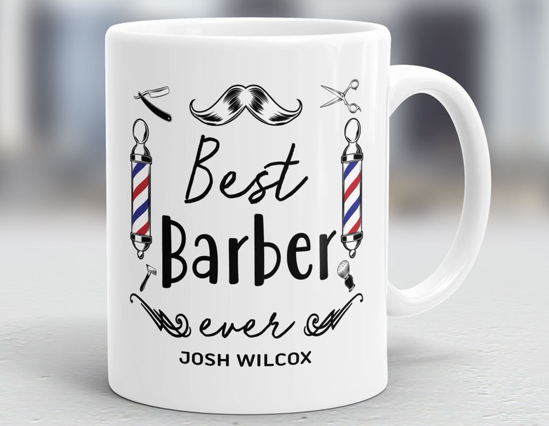 Barber Mug Best Barber Ever Mug Barber Gift Gift for Etsy