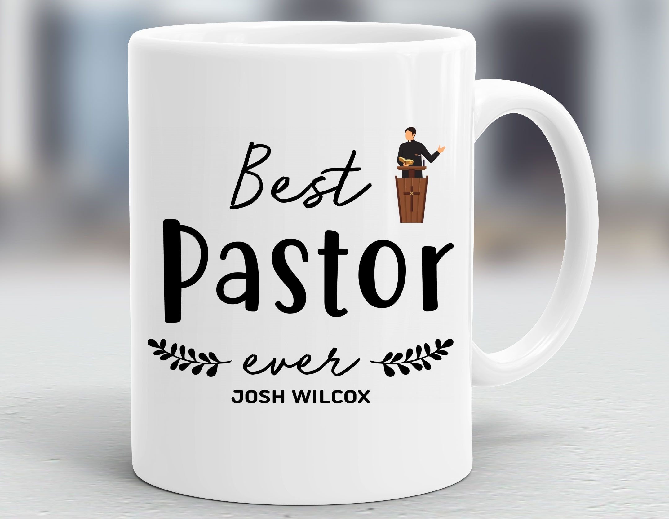 Personalized Pastor Mug Pastor Gift Gift Ideas for Pastor Etsy