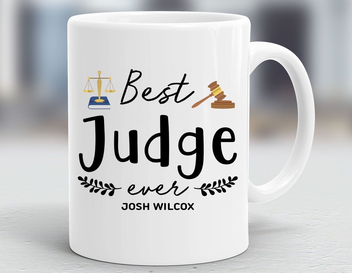 Personalized Judge Mug Judge Gift Gift Ideas for Judge Etsy