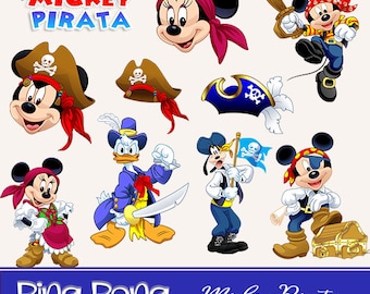 Mickey Mouse Pirate Cliparts Png Digital Images