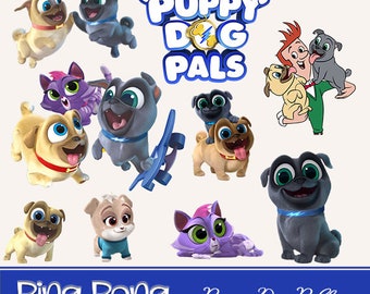 Puppy Dogs Pals Cliparts Png Digital Images