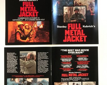 Full Metal Jacket - Mini Fold-out Promotional Flat - Stanley Kubrick