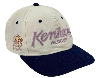 Kentucky Wildcats UK Sports Specialties Logo Ladies Snapback Hat 90's Vtg FLAW