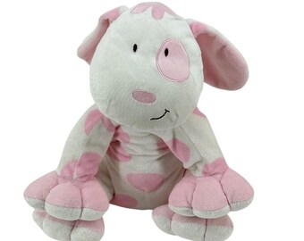 Kids Preferred Pink White Spot Puppy Dog Plush 10" Asthma Allergy Friendly 2005