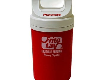 IGLOO Playmate Frito Lay Red Thermos Jug 1/2 Gallon Cooler 3/1993 New Vintage