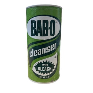 BAB-O Cleanser 14oz Can New Old Stock Retro Vintage