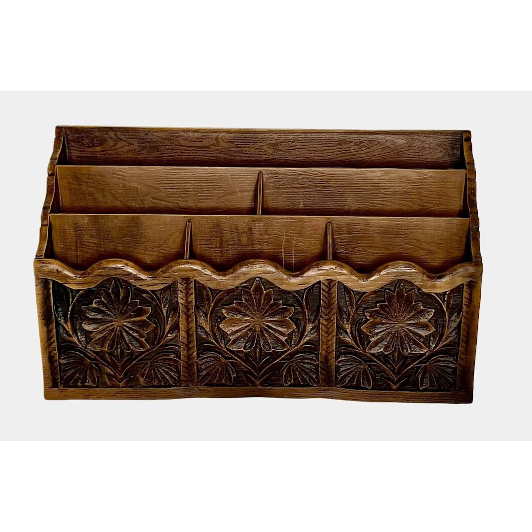 Vintage Desktop Letter Mail Organizer Lerner Melville L.I. New Etsy