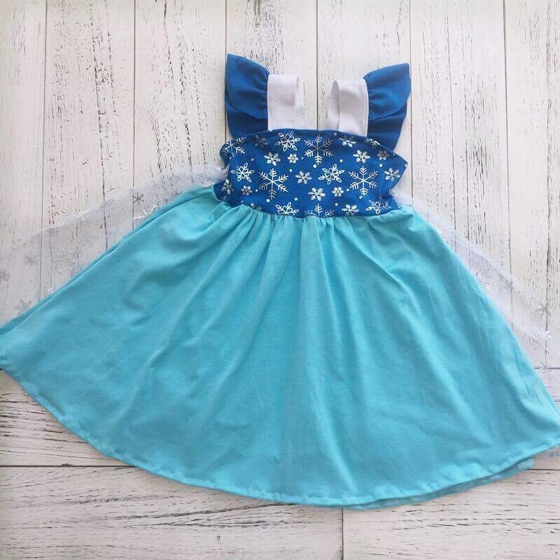 Elsa Inspired Play Dress