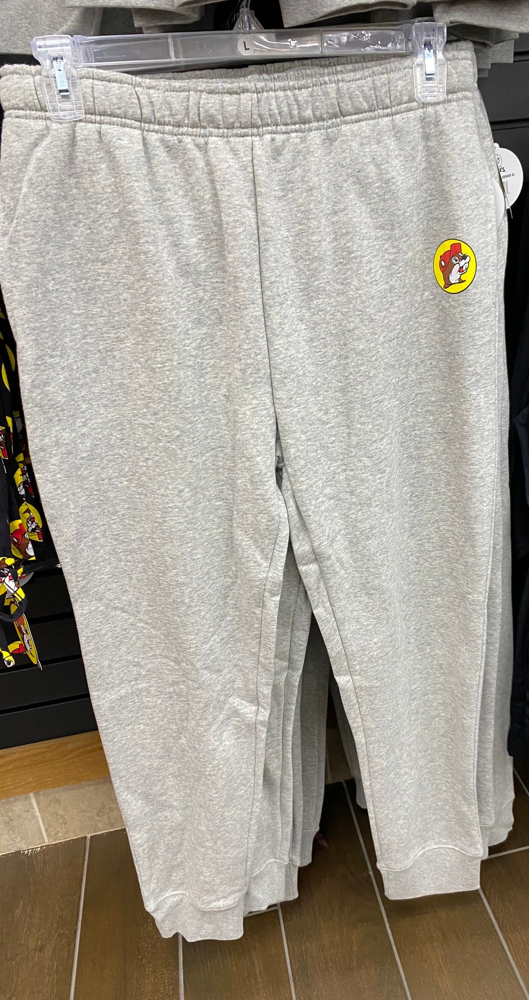 Classic Bucees Logo Grey Sweatpants Etsy
