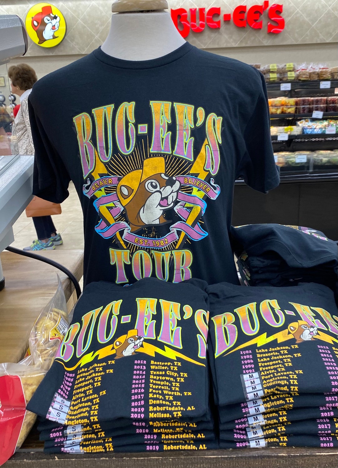 Bucees Tour Tshirt Etsy