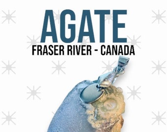 Fraser River Agate Pendant. Handcrafted Genuine Sourced Gemstone Pendant. Untreated. Rustic Canadian Pendant. Birthstone Gift. White & Green