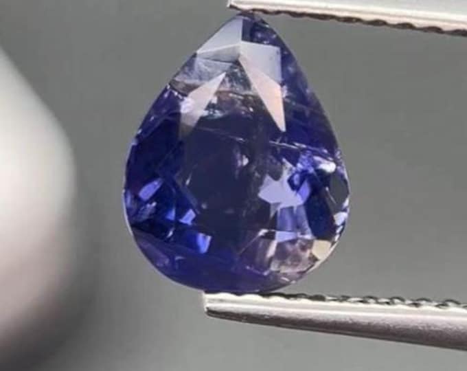 1.52 Carat Beautiful Iolite. Natural Blue Iolite. I Grade. Natural Loose Gemstones for Jewellery Making. 9.0 x 7.22 x 4.6 mm