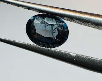 Discounted: 0.45 Carat Natural Spinel. I Grade. Beautiful Blue Spinel. Genuine Mined. Jewellery Making Loose Gemstones. 5.6 x 4.1 mm. Gifts