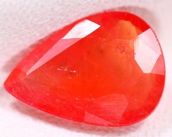 1.82 Carat Natural Coral Pink Sapphire Octagon Cut 7.10 x 6.70 x 3.10 mm Loose Gemstone for Jewelry Making and Gifts. Genuine Earth Mined.