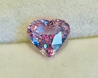 AIG Certified 0.92 Carat Mahenge Spinel Blush Pink Unheated VVS 5.76 x 6.36 x 3.64 Loose Gemstone for Jewelry Making and Gifts. Earth Mined.