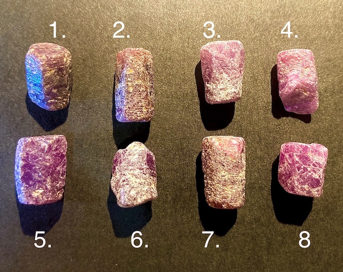 Natural Red Madagascar Rough Rubies. Loose Gemstones for Jewellery. Genuine Mined. VS. Heated. Sold Individually. Raw Ruby.