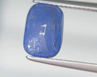 1.55 Carat Blue Sapphire Cabochon, SI Clarity, Loose Gemstone