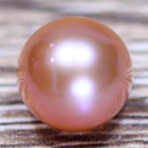 3.58 Carat 8.0 x 8.0 x 8.0 mm Natural AAAA Asian Fresh Water Cultured Pearl Rose Pink for Jewelry Making and Gifts. Not Drilled Untreated.