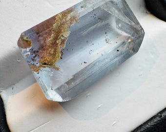 16.50 Carat Blue Included Fluorite. Loose Gemstone. Jewellery Supplies. Gifts. Genuine Mined. SI. 18.5 x 12.1 x 7.8 mm. Collector Stone.