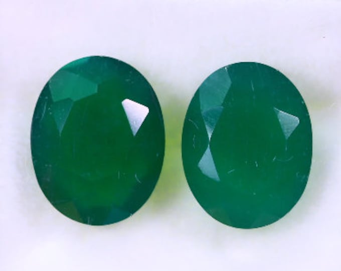 Onyx 5.34s Genuine Earth Mined. Untreated. Faceted Cut Pair Genuine Mined. Loose Gemstones for Jewellery. 10 x 8.0 x 5.2 mm
