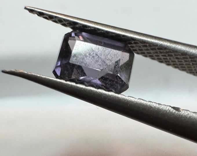 Discounted: 0.65 Carat Spinel Midnight Blue. 100% Natural. 5.5 x 4 x 2.9 mm. Loose Gemstone for Jewelry Making. Earth Mined. SI. Untreated.