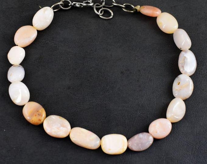 Genuine Mined 50.00 Cts Austrailian Pink Opal Beads. 4x3mm. Untreated. Gemstone Beads. Beading Supplies. Birthstone Necklace Gift.