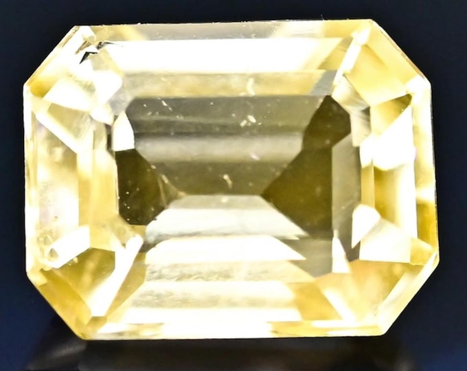 0.75 Carat Rare Scapolite Cushion Cut SI 6.200 x 4.800 x 3.400 Loose Gemstones for Jewellery Making and Gifts. Genuine Earth Mined.
