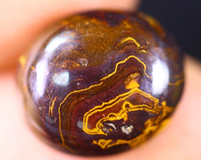 Earth Mined 9.12 Ct Natural Boulder Opal Rough. Jewellery Supplies and Pendant Stones. 14.100 x 12.100 x 5.400 mm.